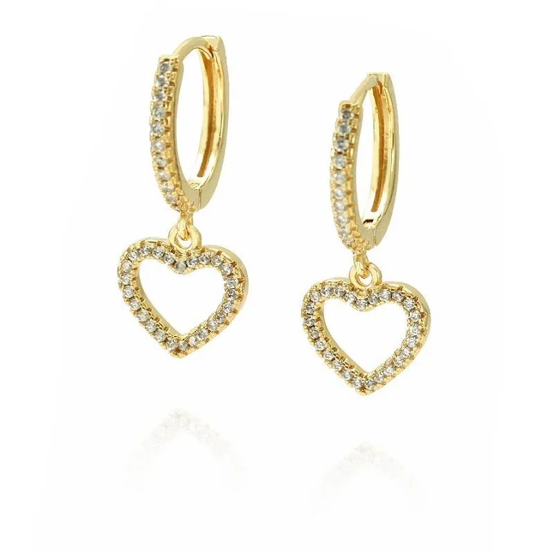 925 Sølv Hjerte Øredobber