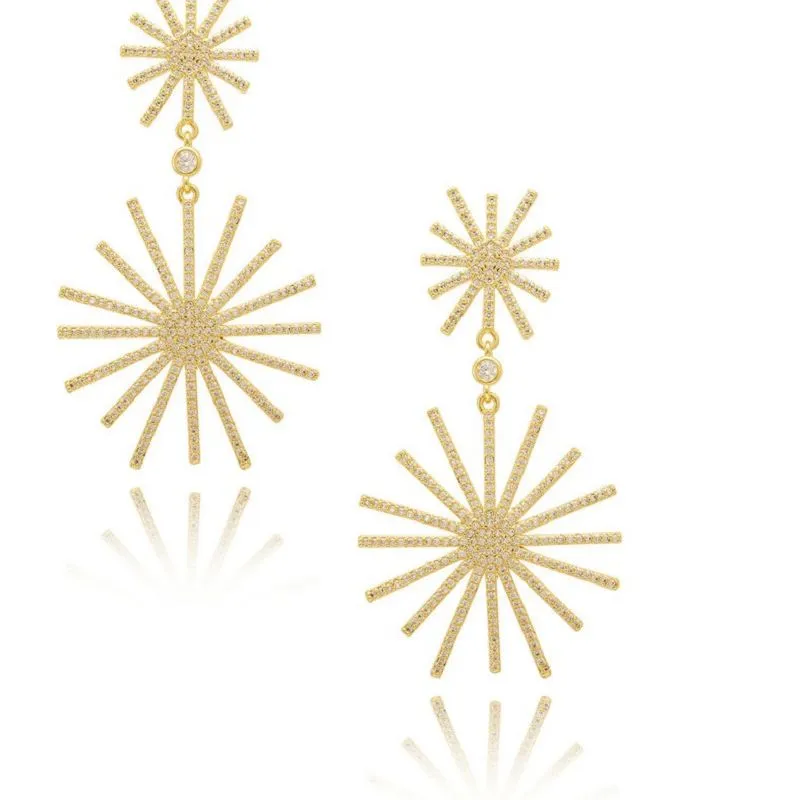 Big Micro Pave Dingle øredobber