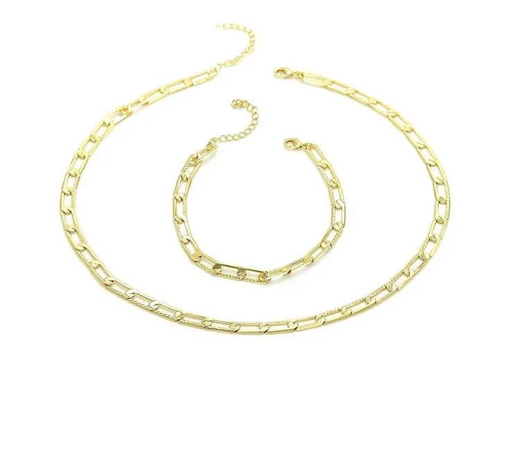 Motedesign smykkesett for kvinner