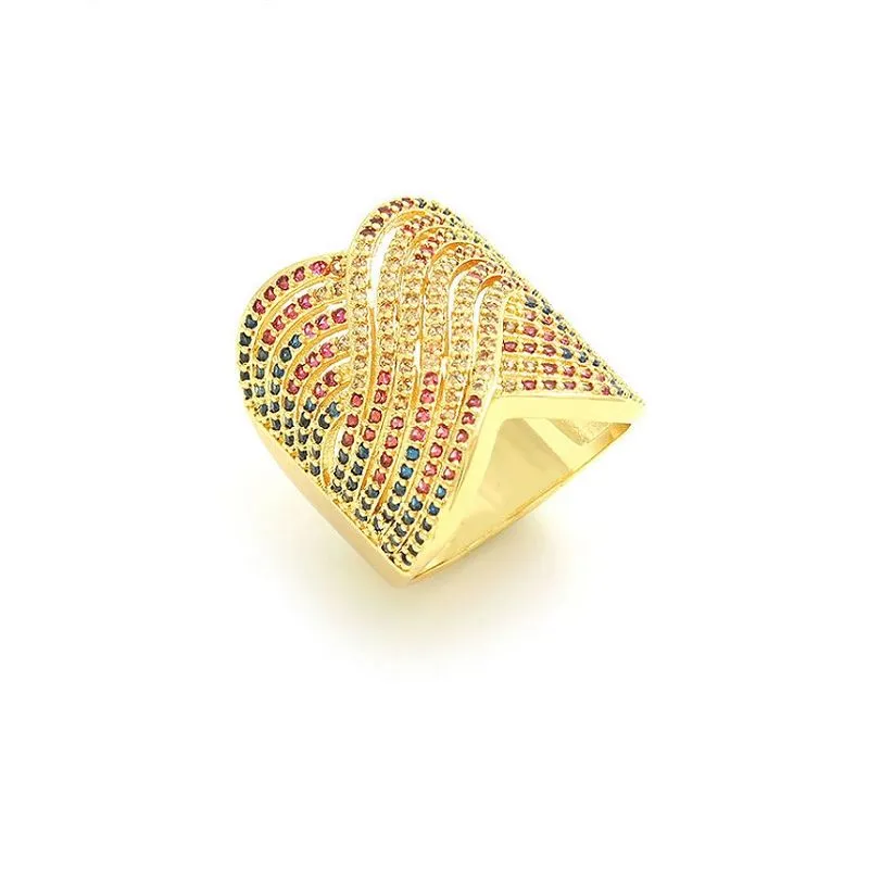 Siste Multi Cz Finger Ring