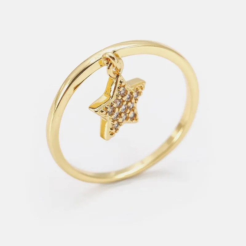 Lucky Star Charm Ring