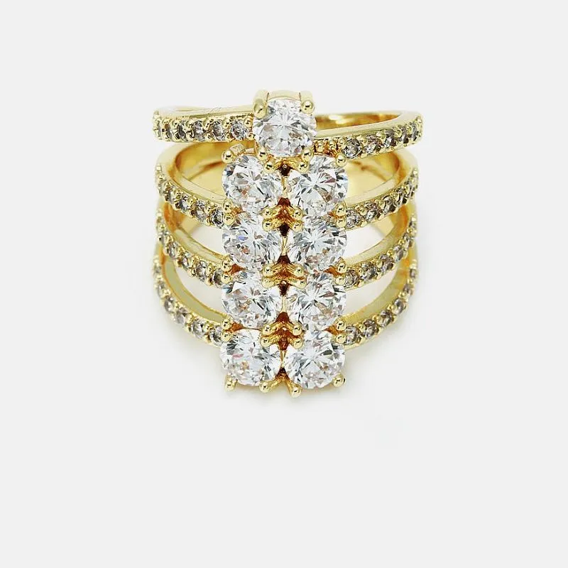 Luksusdesign mote ringsett