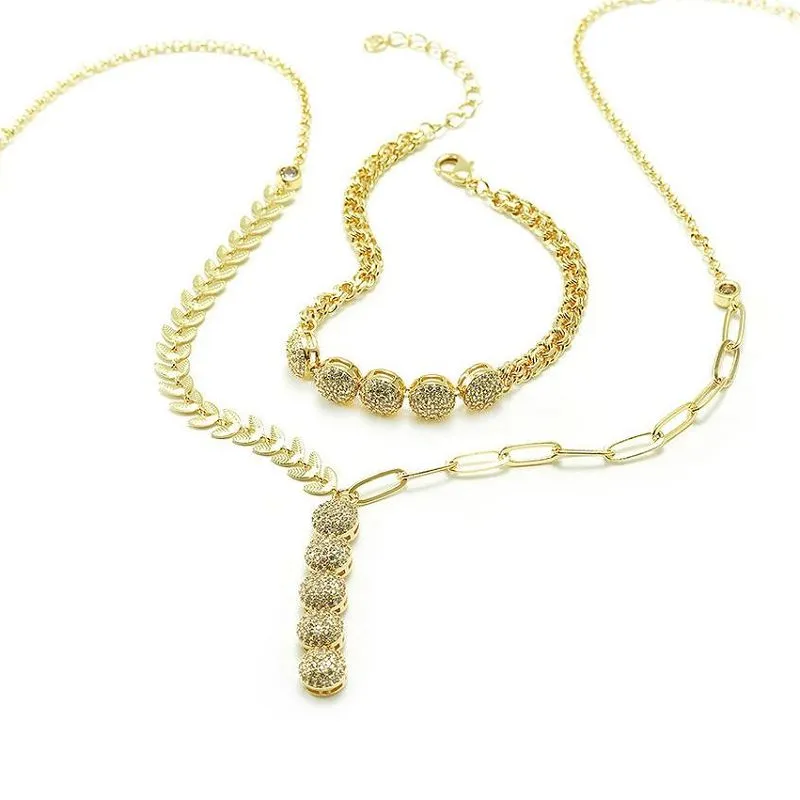 Luksus bryllup kvinner smykkesett